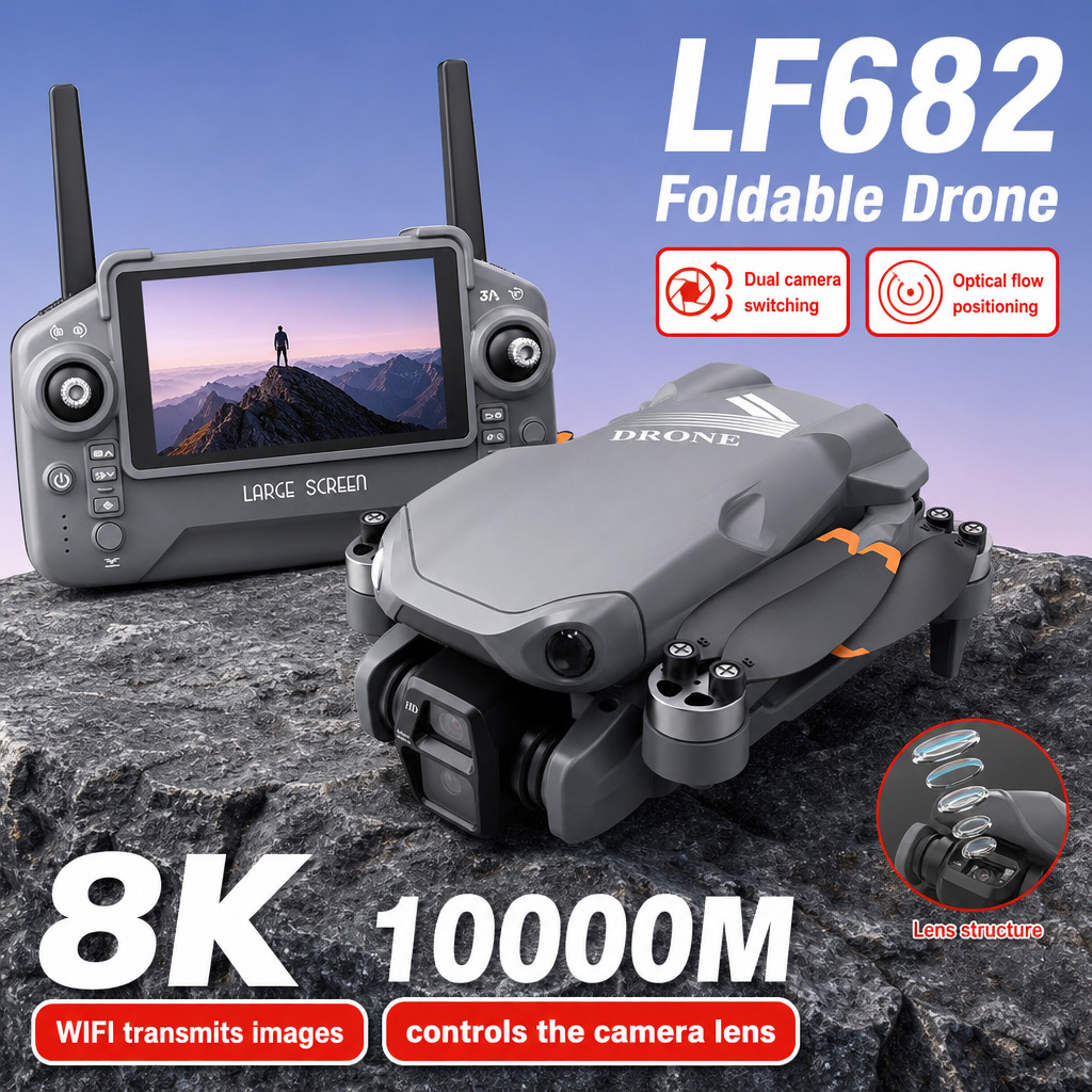 Aerial Photo LF682 Drone 8K HD - Drone Camera 4K ulasan dan harga