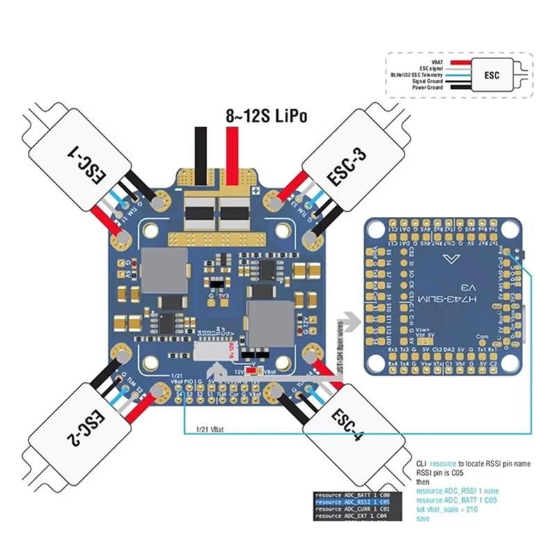 Matek System XCLASS PDB FCHUB- - Drone Camera Thermal ulasan dan harga