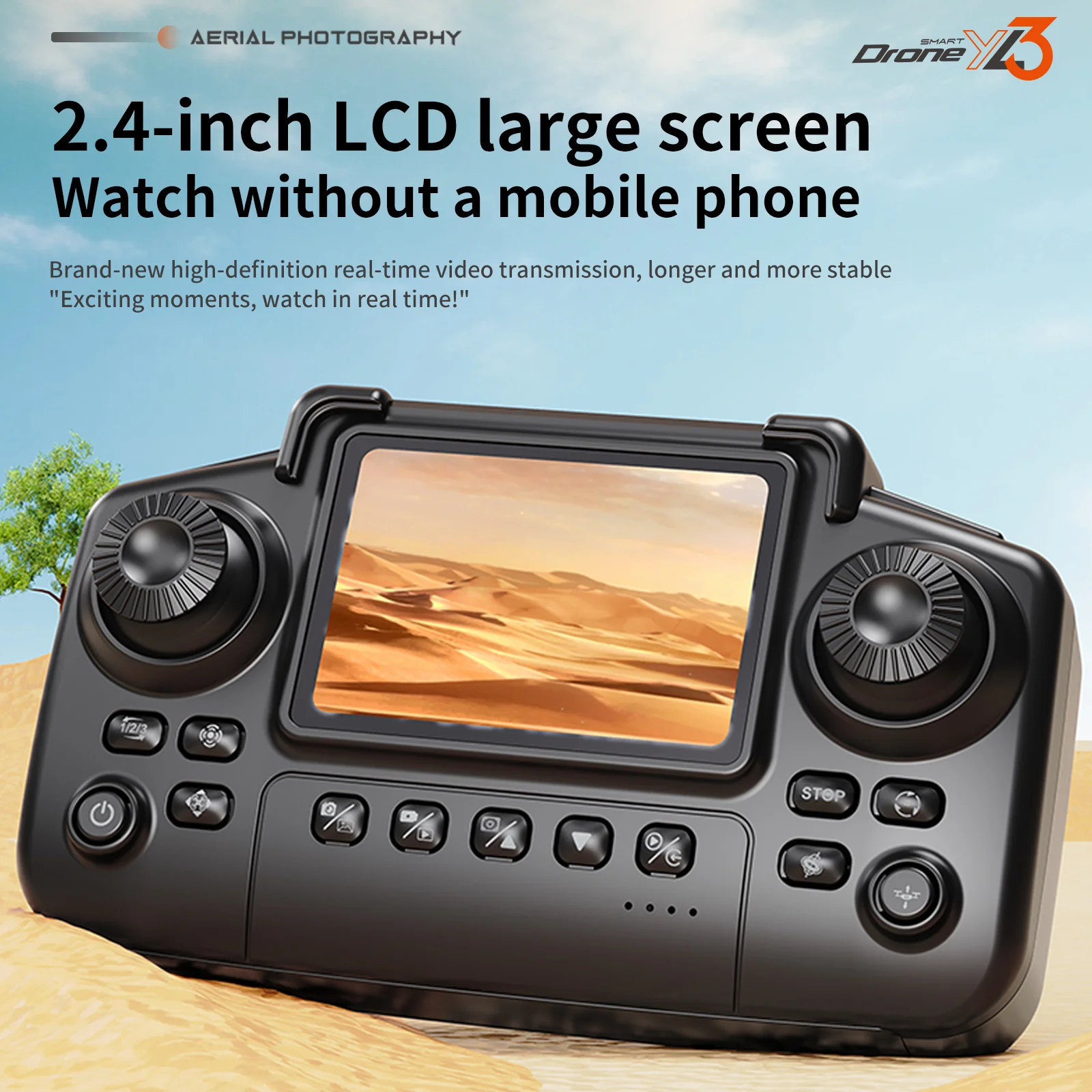 YL3 Foldable Travel Drone, HD  - Drone Camera 4K ulasan dan harga