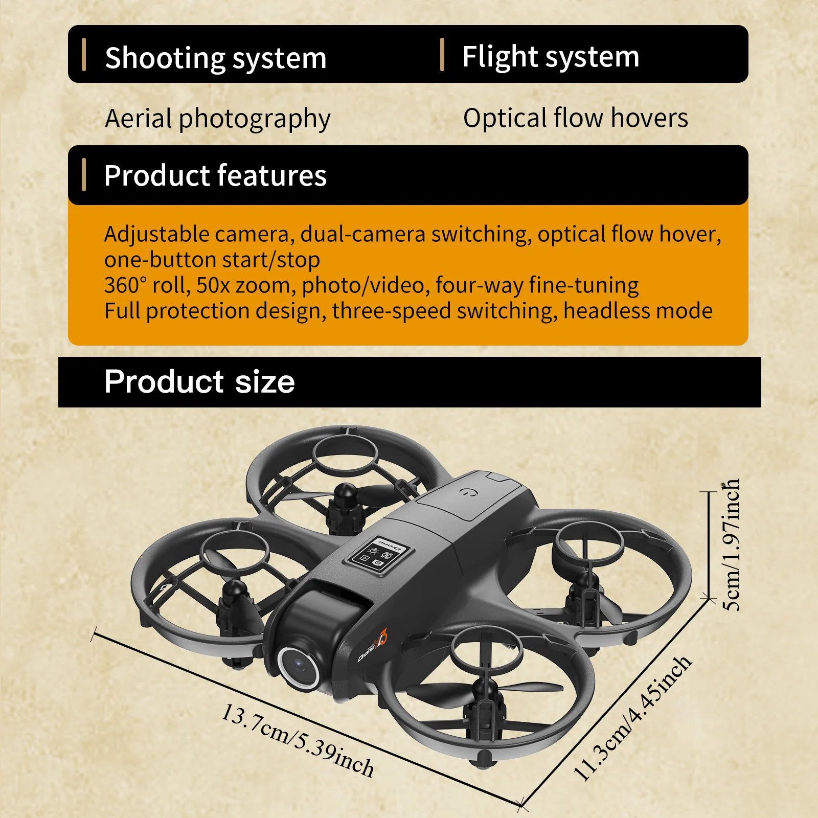 YL3 Foldable Travel Drone, HD  - Drone Camera 4K ulasan dan harga